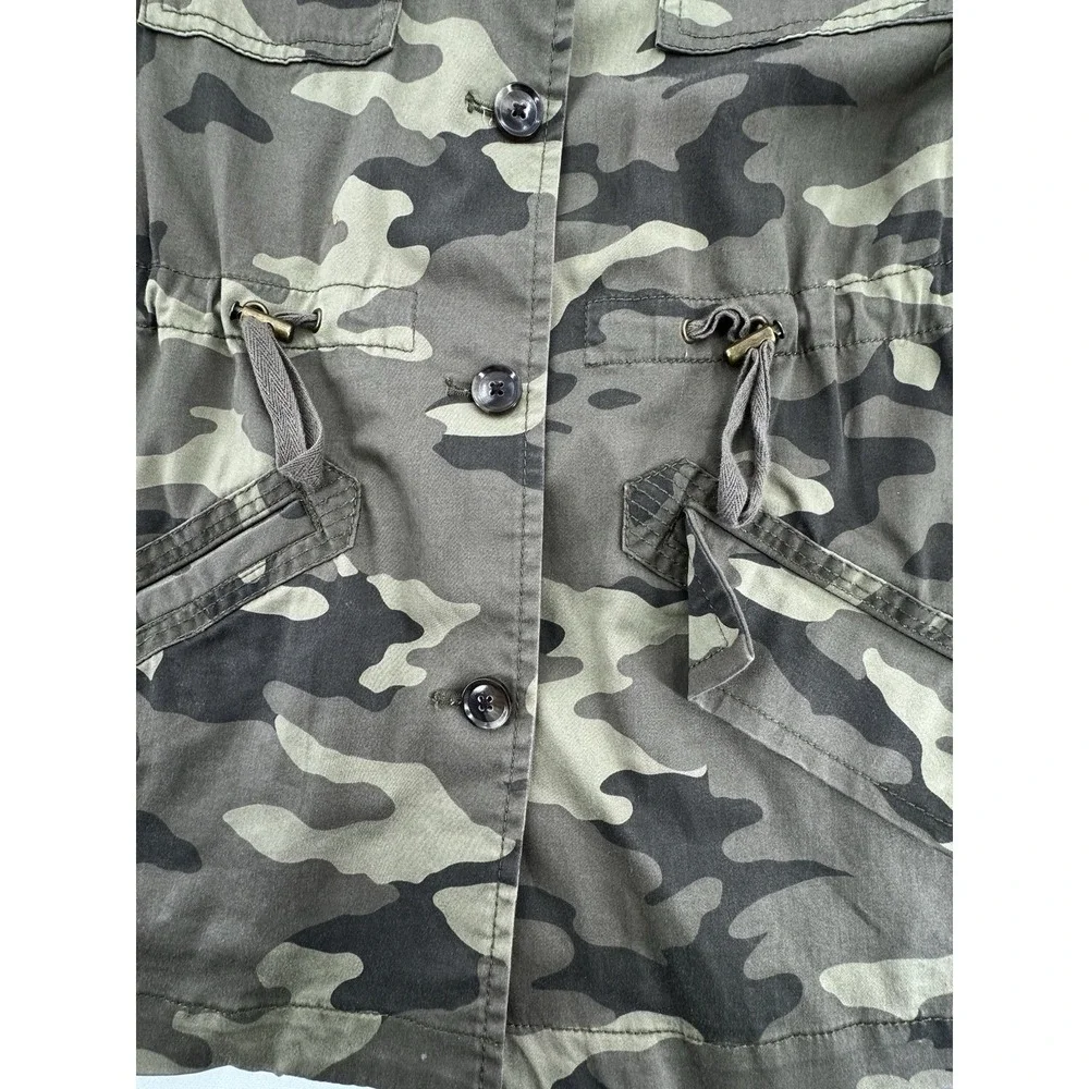 Banana Republic Camouflage Oversized Field Jacket Women's Size S New No Tags‎
